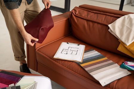 COLOUR AND MATERIAL SELECTION Let’s create something extraordinary together. Our design process begins with understanding your vision.