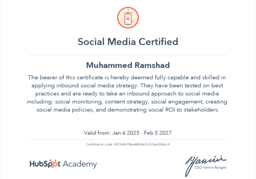 Hubspot Social Media